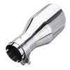 54mm-89mm tuyau déchappement arrière queue voiture silencieux pointe ronde en acier inoxydable universel