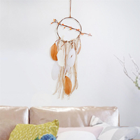55 cm Dream Catcher LED lumière créative plume artisanat chambre salon décor