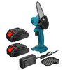 550W 21V 4 `` Mini scie à chaîne électrique sans fil à une main coupe-bois pour le travail du bois avec 1 pc / 2 pièces