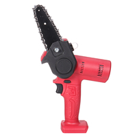550W 4 `` Mini scie à chaîne électrique à une main pour le travail du bois,  coupe-bois pour 24 V Batterie