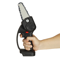 550W 4 `` Mini scie à une main sans fil bois scie à chaîne électrique coupe-bois pour Makita 18 V / 21 V Batterie