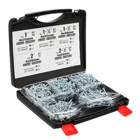 552 pièces Kit de vis de trou de poche autotaraudeuses SQ2 tournevis carré ou PH2 tournevis croisé 25/32/38/50 / 63mm vi