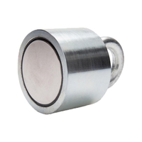 55mm x 40mm Recouvert de Néodymium Magnet Détecteur de Métaux 200kg Chasse de Trésor Magnet de Pêche