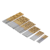 55Pcs 1.0-3.5mm HSS foret hélico dal Set forets en bois à revêtement de titane en acier haute vitesse