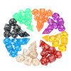56 Pcs Polyédrique Conseil RPG MTG Dice Ensembles 8 Couleurs 4D 6D 8D 10D 12D 20D avec 8 Poche