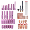 56 Pcs TIG Kit de Torche de Soudage Buse Collet Corps Tasse WP17 WP18 WP26 WT20 Tungstène