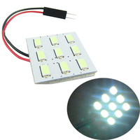 5630 9SMD voiture LED intérieur blanc Dome lecture de lampoule de panneau de coffre