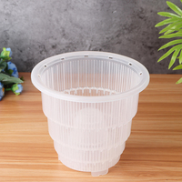 5/6/7 pouces PP plastique clair Pot de fleur orchidée planteur conteneur maille Pot décorations pour la maison