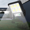 56/72 COB Split LED Réverbère à énergie solaire PIR Détecteur de mouvement Lampe murale de sécurité Jardin extérieur éta