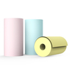 57 * 25 3/5 rouleaux rouleau de papier dimpression photo clair de couleur pure pour imprimante thermique de poche