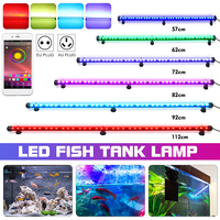 57-112 CM GRB Aquarium lumière LED étanche APP contrôle Fish Tank lumière sous-marine poisson lampe Aquariums décor écla