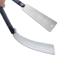 570mm Style japonais TRP plastique main Tenon scie Flexible Double bord lame impulsion en acier trempé dents pour l