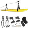 57KG Kayak palan vélo/échelle système de poulie élévatrice Garage plafond support de stockage Kayak stockage ascenseur p