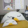 58 cm mignon demi-cercle canard jeter oreiller coton tissu canapé voiture lit coussin décoration de la maison