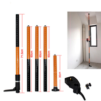 5/8 et 1/4 de l’interface,  extension du support allongé,  support maximal de 3, 36 m pour le niveau laser