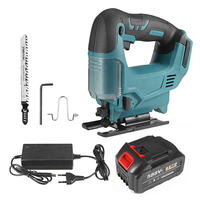 588VF Batterie indicateur 45 ° biseau scie sauteuse sans fil scies à main électriques outils de travail du bois intégré
