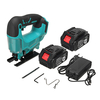 588VF Scie sauteuse électrique sans fil Portable scie sauteuse à bois sans fil outils électriques sans/1/2 Batterie