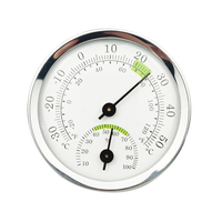 58mm Thermomètre mural Hygromètre Portable Mini Jauge dhumidité et de température pour les ménages