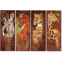 5D Animaux DIY Plein Forage Diamant Peinture Point De Croix Kit Peinture Au Diamant Outil Craft Decor