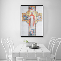 5D Diamant Peinture Christ Thème Religieux Point De Croix Kit DIY Décorations Cadeau