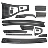 5D motif de fibre de carbone intérieur vinyle autocollant garniture autocollant pour BMW Série 3 E92