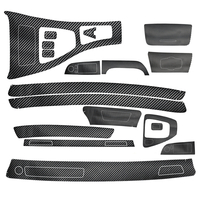 5D motif de fibre de carbone intérieur vinyle autocollant garniture autocollant pour BMW Série 3 E92