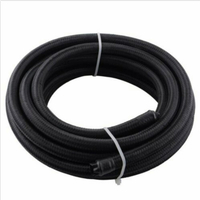 5FT AN3 AN4 AN6 AN8 AN10 Tuyau de carburant Tuyau de conduite de gaz dhuile PTFE Nylon Tuyau en acier inoxydable