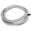 5FT AN4 AN6 AN8 AN10 Tuyau de carburant Tuyau de conduite de gaz dhuile Acier inoxydable Tressé Argent