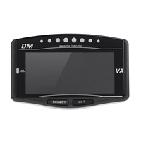 5IN1 LCD Pression dhuile Température de leau Jauge de carburant Tachymètre Volt Voltmètre 12 / 24V