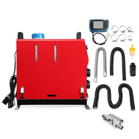 5KW 24V Voiture Air Diesels Chauffage Pour Camions Motor-Homes Bateaux Bus avec Date LCD Télécommande Interrupteur Silen