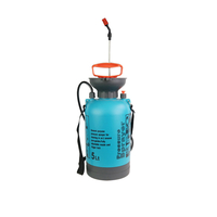 5L / 8L Pulvérisateur de pression de jardin Pompe à main portable Flacon de pulvérisation de mauvaises herbes chimiques