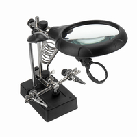5LED Lampe de bureau légère loupe bureau loupe pince support réglable