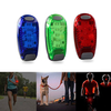 5 LED lumière de course nuit cyclisme lumière de sécurité vélo feu arrière casques pince lampe Super lumineux bras lumiè