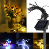 5M 20LED solaire fée guirlande lumineuse 2 modes extérieur jardin étanche lampe décorative pour la maison