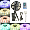 5M 300LED RGB + Kit de bande LED flexible RGBW blanc chaud avec télécommande 40 touches