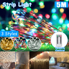 5m 50 LED guirlandes lumineuses fée nuit ornement décor vacances noël mariage