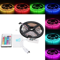 5M 60W SMD5050 Non-étanche RGB LED Sangle de Lumière + WiFi fonctionne avec Alexa DC12V