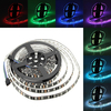 5m 72W pcb noir smd 5050 étanche IP65 rgb 300 LED lampe de lumière de bande pour la décoration d