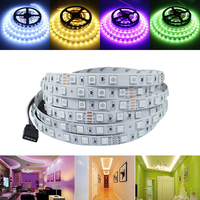5m 72W smd 5050 rgb non - imperméable / blanc / blanc chaud 300 LED lumière de bande de bande lampe décor DC24V