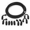 5M AN10-10AN Nylon Kit dadaptateur dextrémité de tuyau de carburant tressé en acier inoxydable Ligne dhui