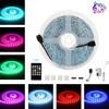 5M DC12V 5050 Dimmable Contrôle De La Musique RGB LED Bande Lumière TV Rétro-Éclairage + 20Keys Télécommande pour La Déc