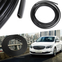5m En Caoutchouc De Voiture Moulage Intérieur Garniture Bande Noir Flexible Décoration Tableau De Bord Porte Bord Ligne