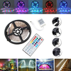 5M SMD 3528 RGB 300 LED bande lumineuse étanche pour lalimentation de décor de vacances de Noël DC12V