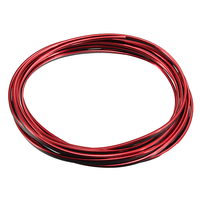 5M intérieur de voiture moulant la bande brillante rouge décorative automatique de chrome