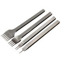 5mm artisanat en cuir artisanat en cuir trou couture outils de poinçonnage 1/2/4/6 1 jeu de broches
