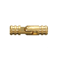 5mm x 25mm laiton cuivre pur boîte à bijoux de vin cachée invisible charnière du canon caché