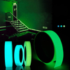5mx15mm bande lumineuse auto-adhésive vert bleu incandescent dans la décoration sombre de la scène de sécurité