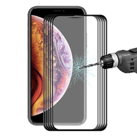 5 Packs Bakeey Film de protection décran pour iPhone XS Max / iPhone 11 Pro Max 3D Soft Film de verre trempé à la f