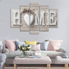 5 Panneaux Amour HOME Wall Art Imprimer Photos Toile Wall Art Imprime Sans Cadre Pour Les Décorations Pour La Maison