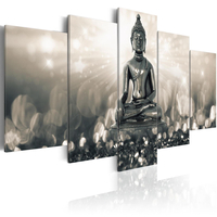 5 Panneaux Décorations pour la maison Fleurs Art Prints Tableau Toile Mur Peintures Sans Cadre